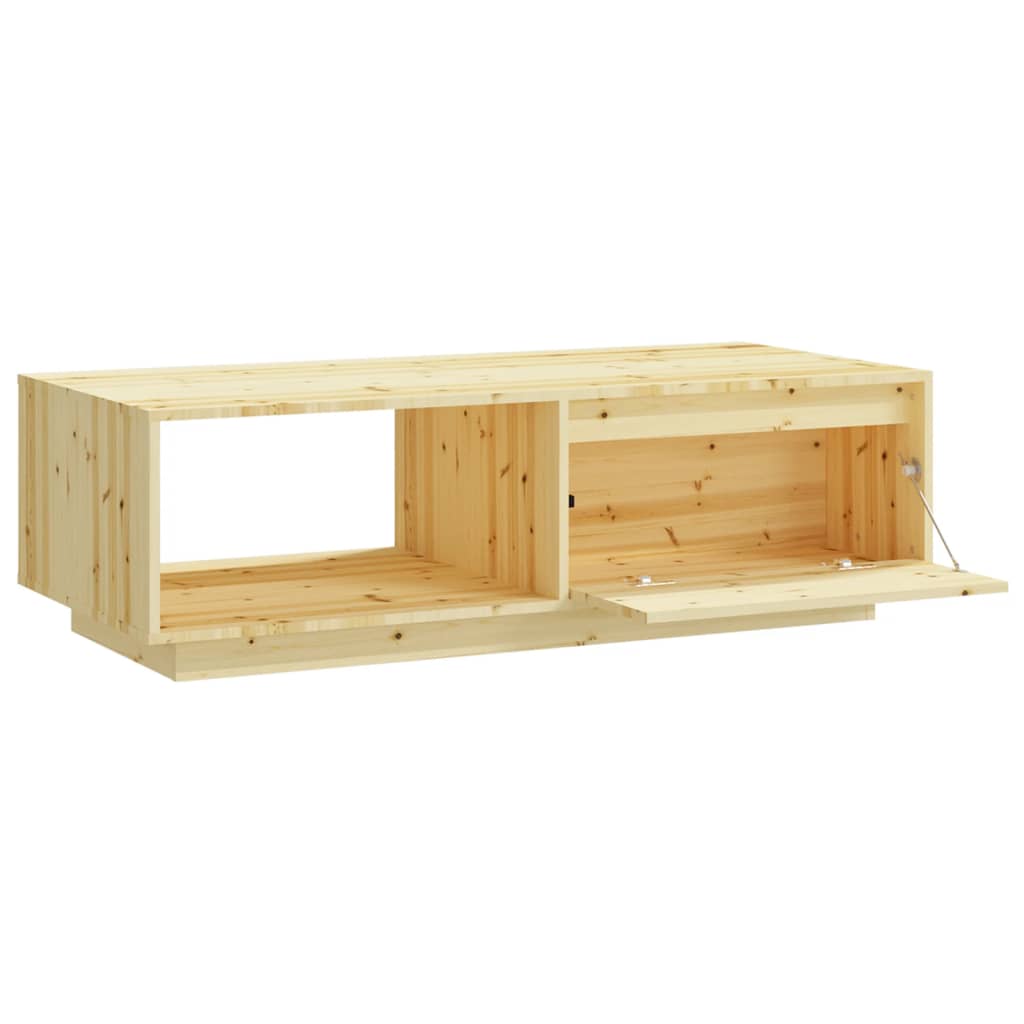 vidaXL Stolik kawowy, 110x50x33,5 cm, drewno jodłowe