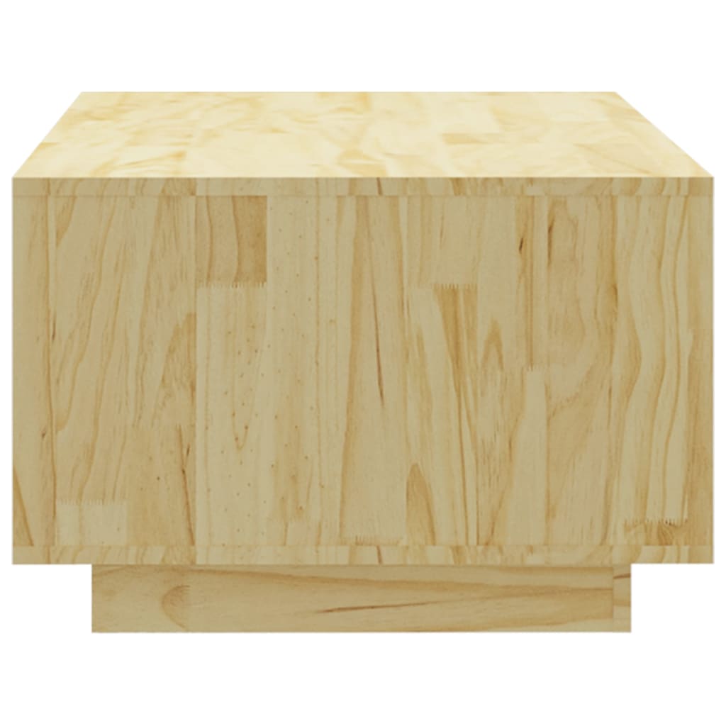 vidaXL Stolik kawowy, 110x50x33,5 cm, lite drewno sosnowe