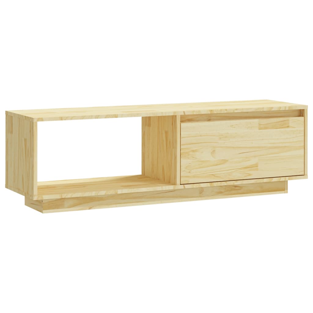 vidaXL Szafka pod telewizor, 110x30x33,5 cm, lite drewno sosnowe