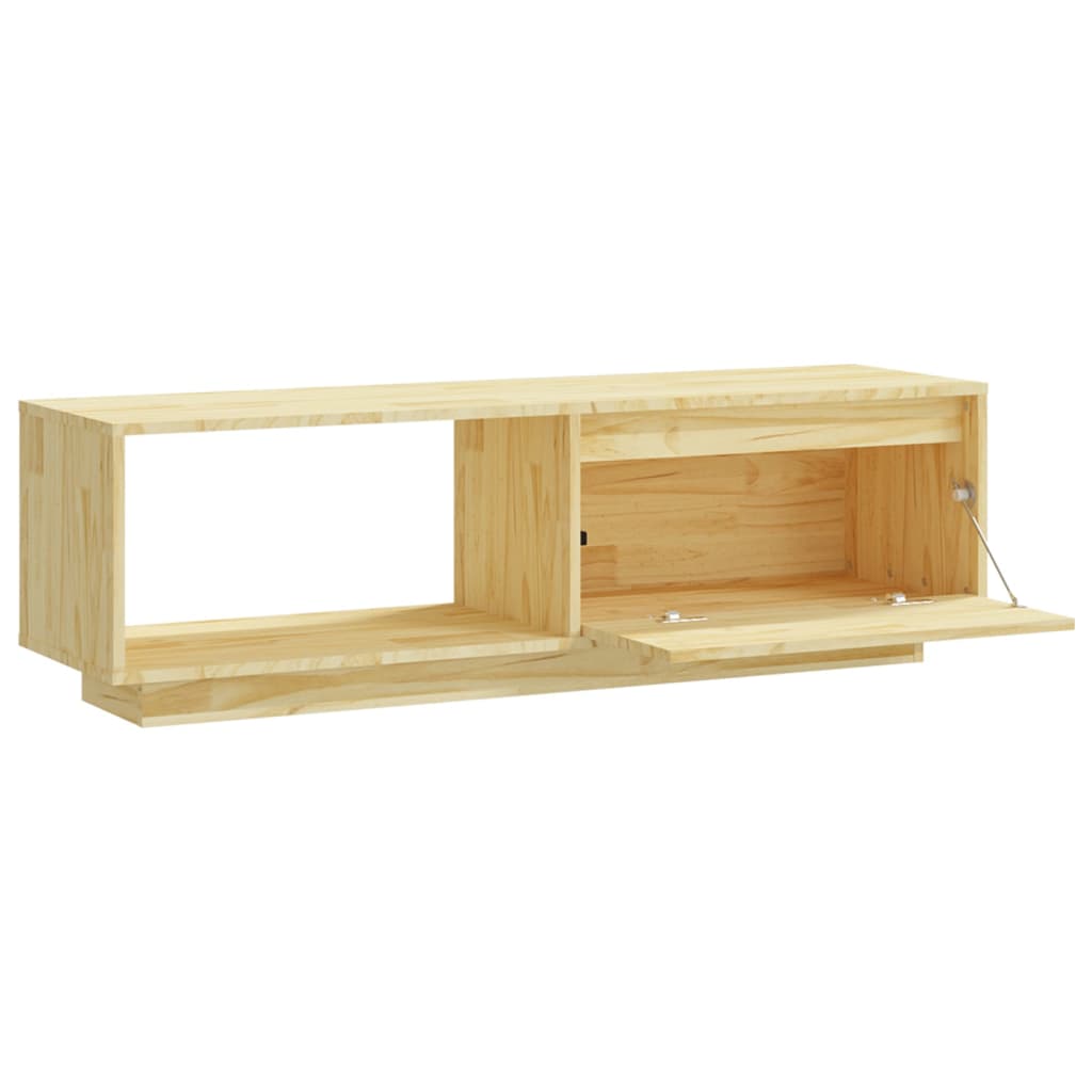vidaXL Szafka pod telewizor, 110x30x33,5 cm, lite drewno sosnowe