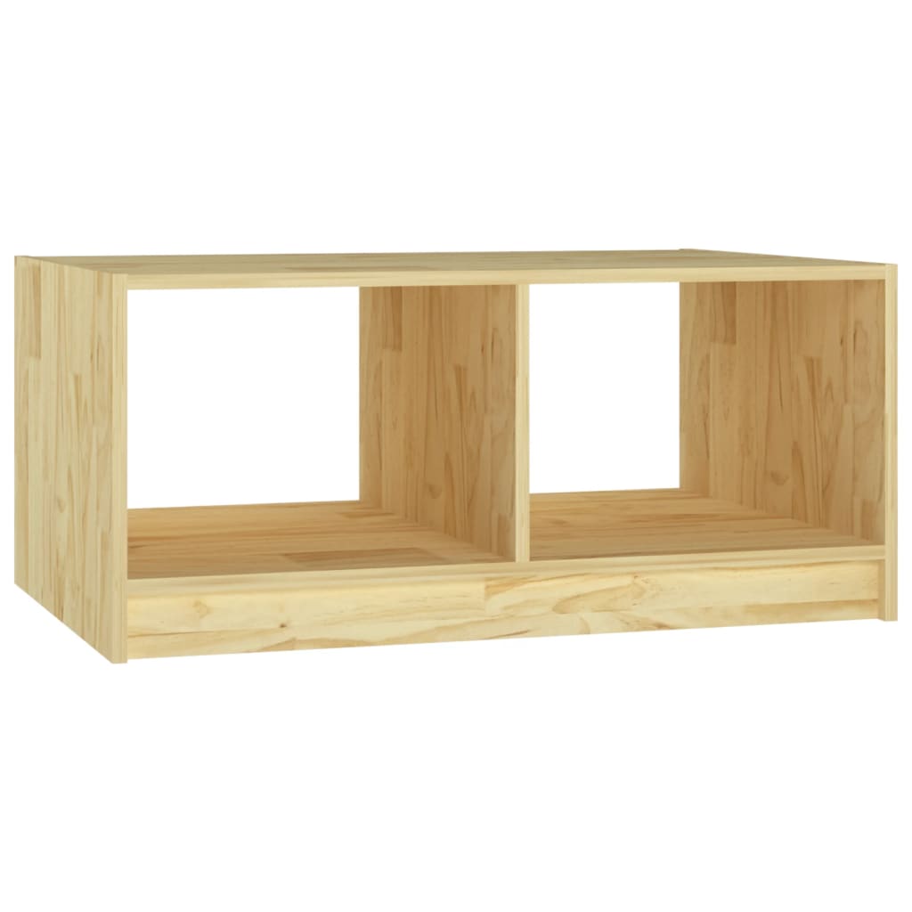 vidaXL Stolik kawowy, 75x50x33,5 cm, lite drewno sosnowe