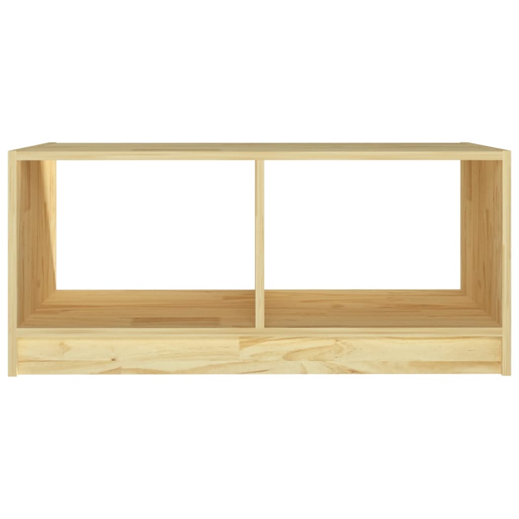 vidaXL Stolik kawowy, 75x50x33,5 cm, lite drewno sosnowe