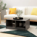 vidaXL Stolik kawowy, szary, 75x50x33,5 cm, lite drewno sosnowe