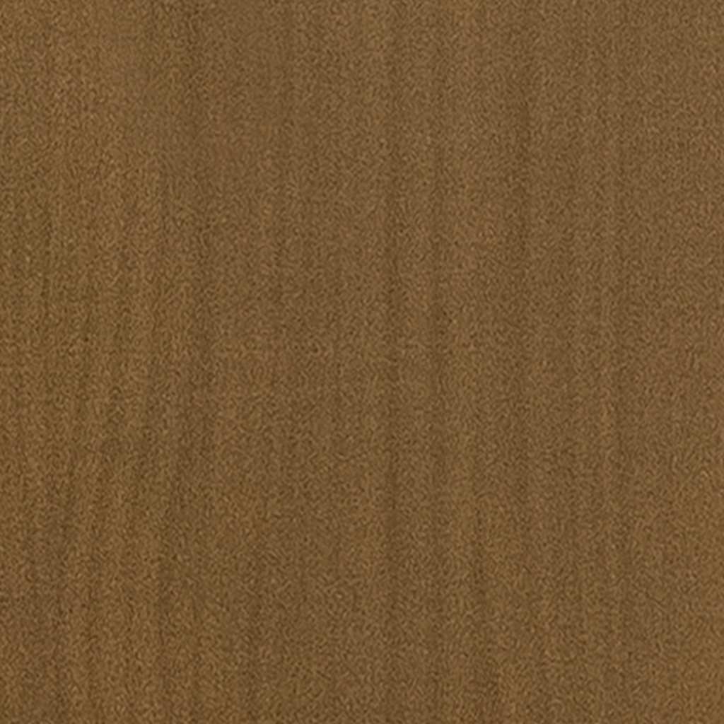 vidaXL Stolik kawowy, miodowy brąz, 75x50x33,5 cm, drewno sosnowe