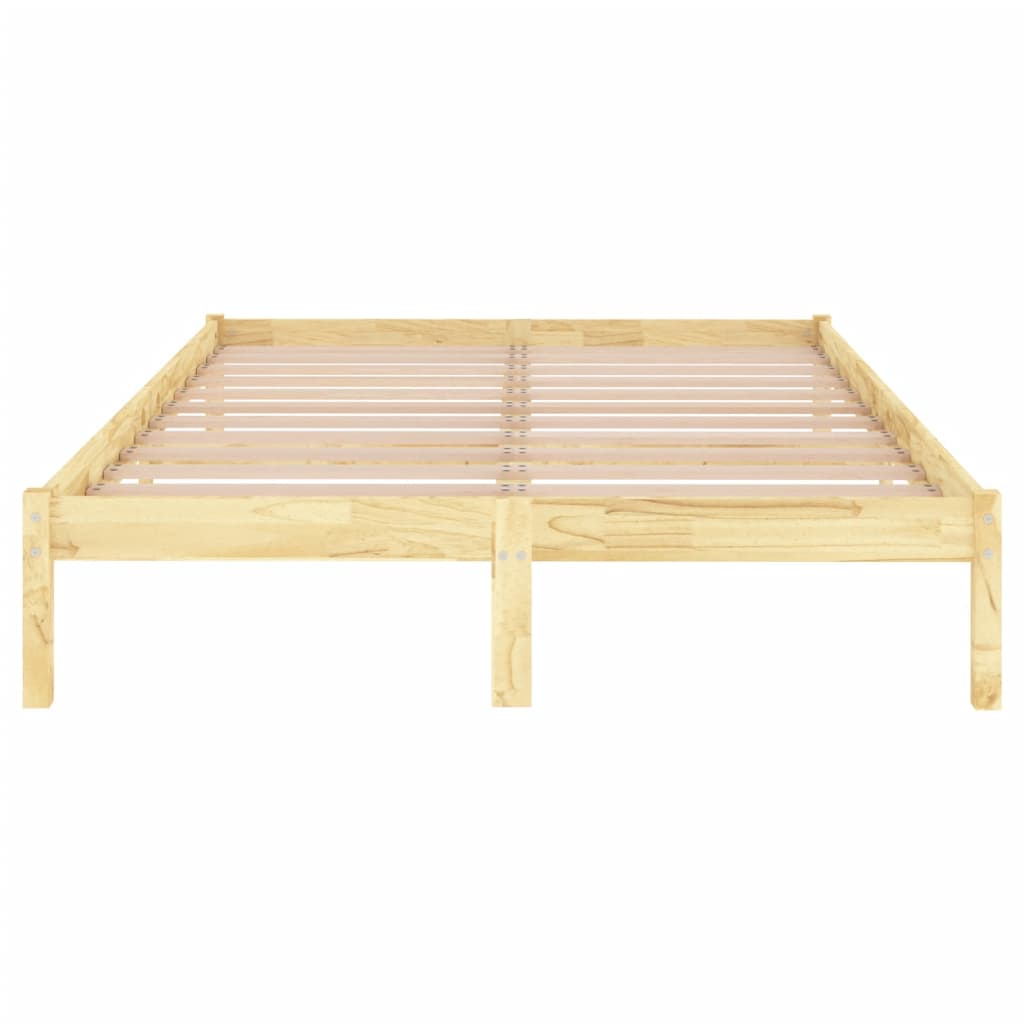 vidaXL Rama łóżka, lite drewno sosnowe, 200x200 cm