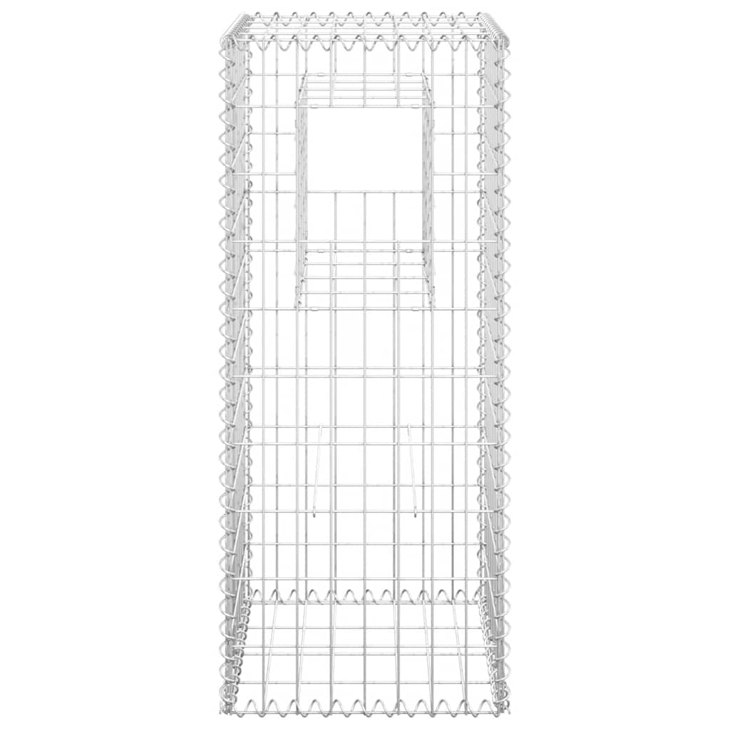 vidaXL Słupek gabionowy, 40x40x100 cm, żelazo