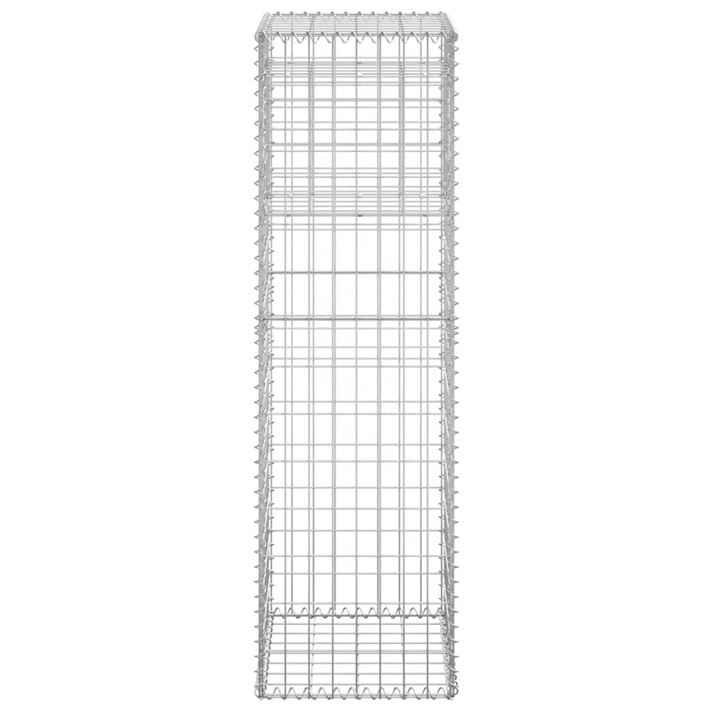 vidaXL Słupek gabionowy, 40x40x140 cm, żelazo