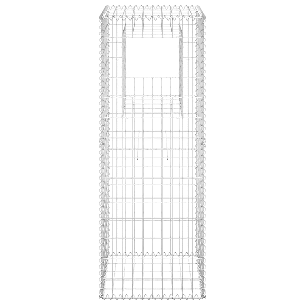 vidaXL Słupek gabionowy, 50x50x140 cm, żelazo