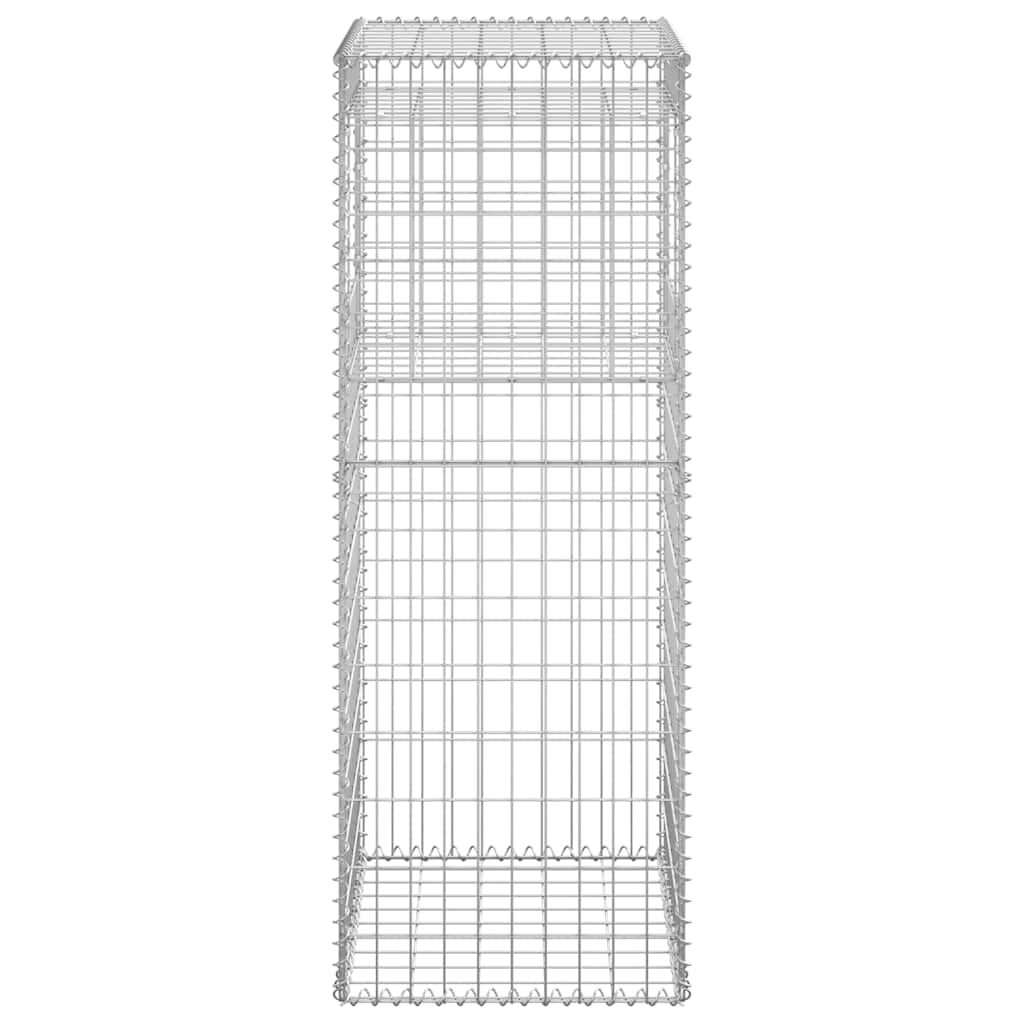vidaXL Słupek gabionowy, 50x50x140 cm, żelazo