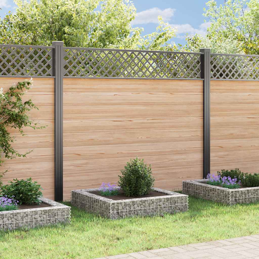 vidaXL Podwyższona donica gabionowa, galwanizowana stal, 100x100x20 cm