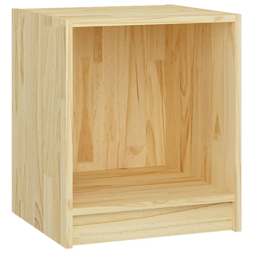 vidaXL Szafka nocna, 35,5x33,5x41,5 cm, lite drewno sosnowe