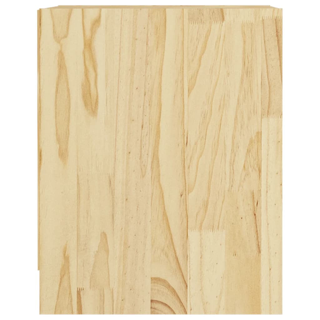 vidaXL Szafka nocna, 35,5x33,5x41,5 cm, lite drewno sosnowe