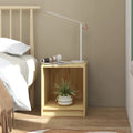 vidaXL Szafka nocna, 35,5x33,5x41,5 cm, lite drewno sosnowe