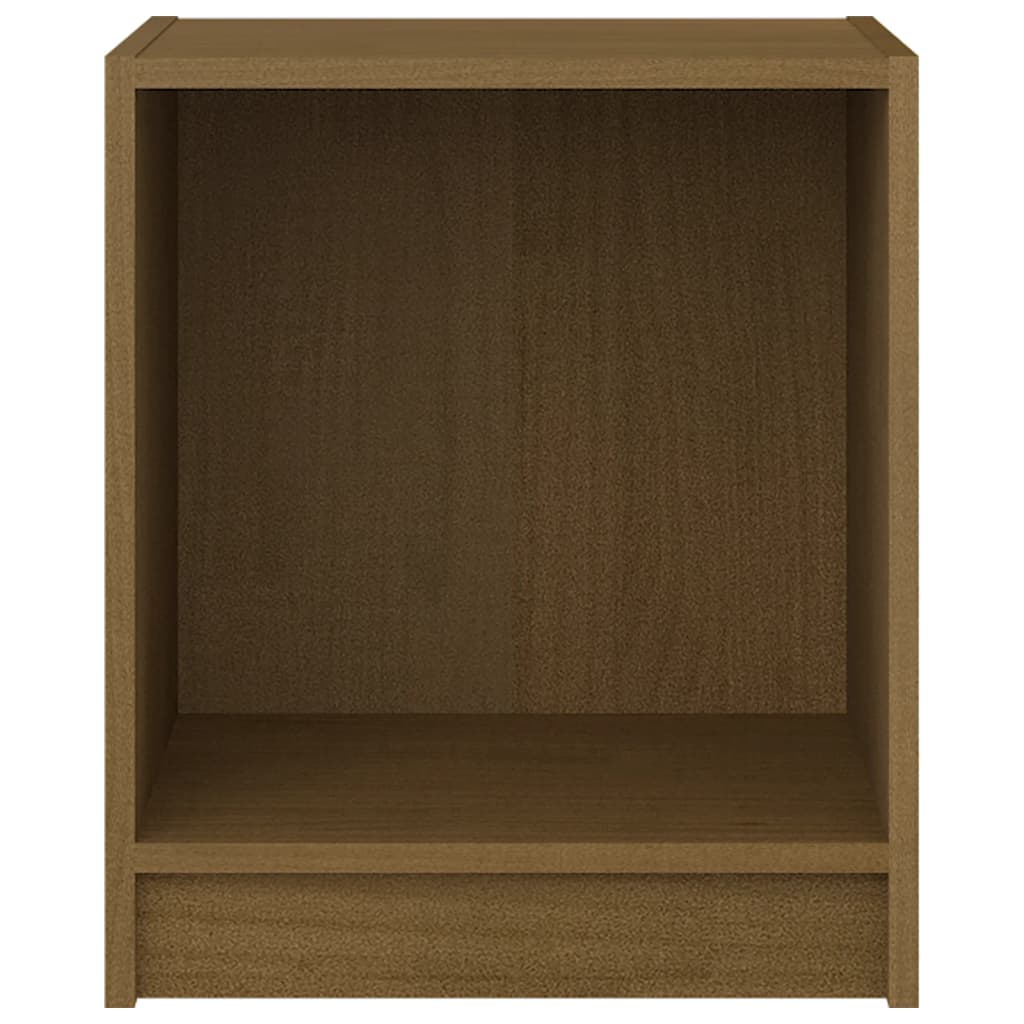 vidaXL Szafka nocna, miodowy brąz, 35,5x33,5x41,5 cm, drewno sosnowe