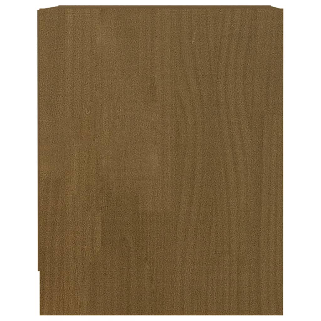 vidaXL Szafka nocna, miodowy brąz, 35,5x33,5x41,5 cm, drewno sosnowe