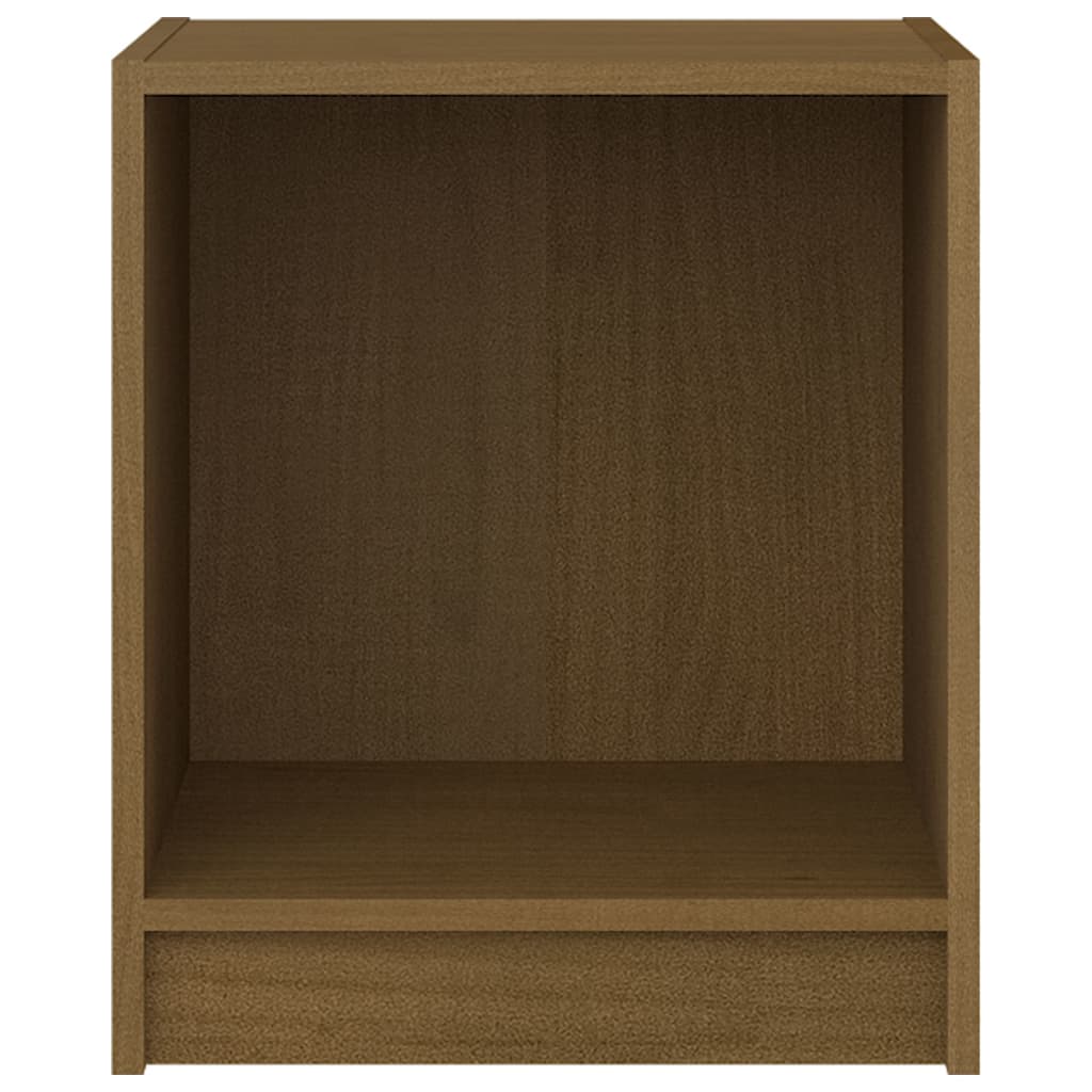 vidaXL Szafki nocne, 2 szt., miodowe, 35,5x33,5x41,5, drewno sosnowe