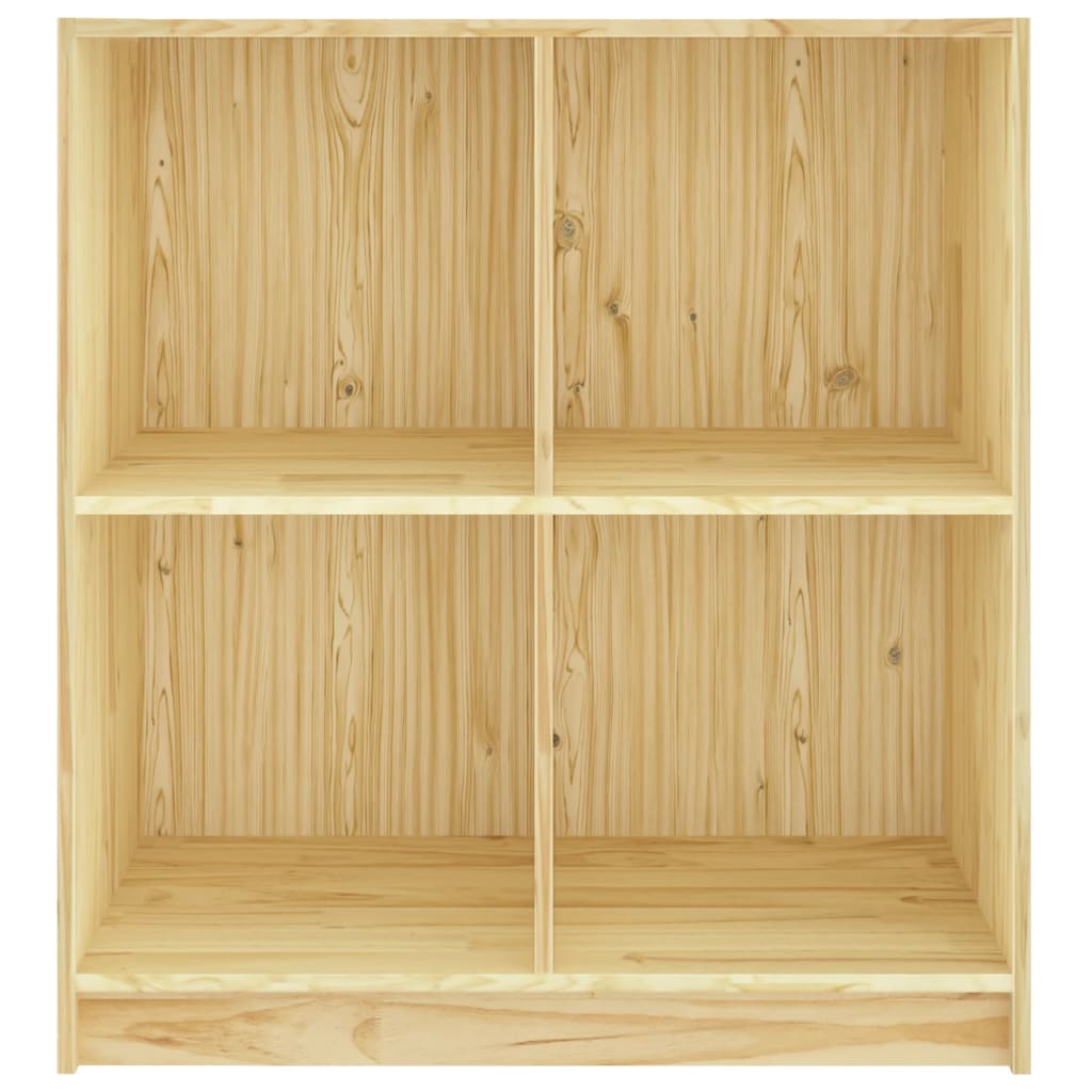vidaXL Szafka boczna, 70x33x76 cm, lite drewno sosnowe