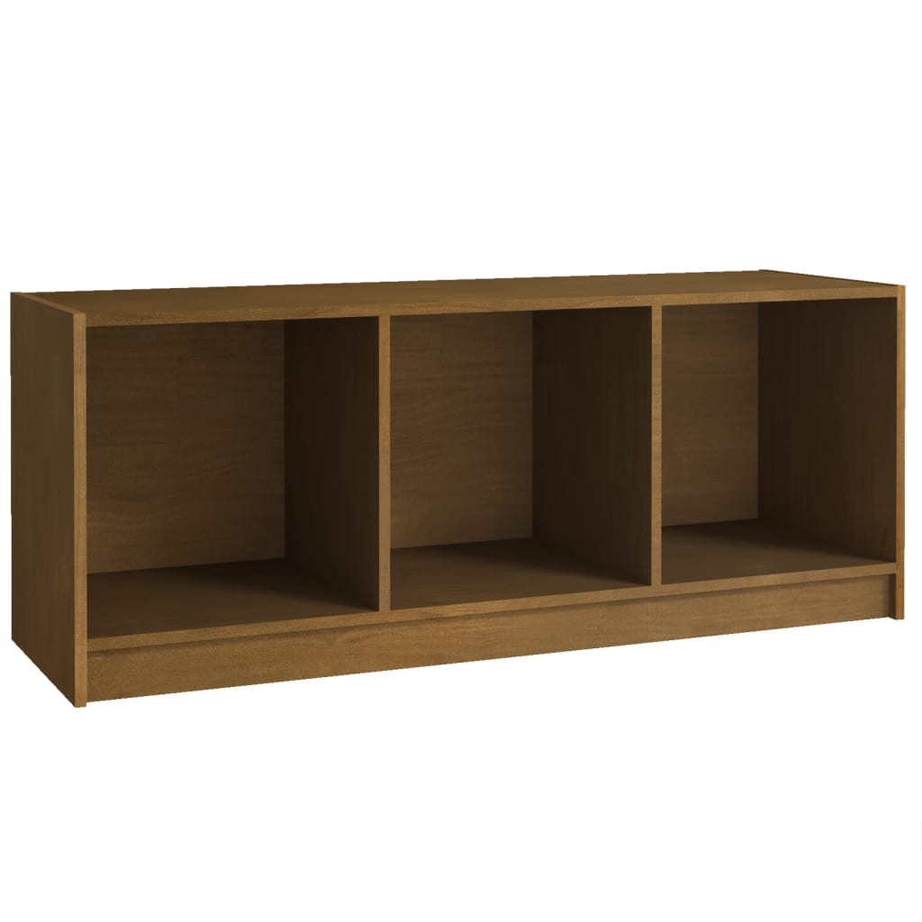 vidaXL Szafka pod TV, miodowy brąz, 104x33x41 cm, drewno sosnowe