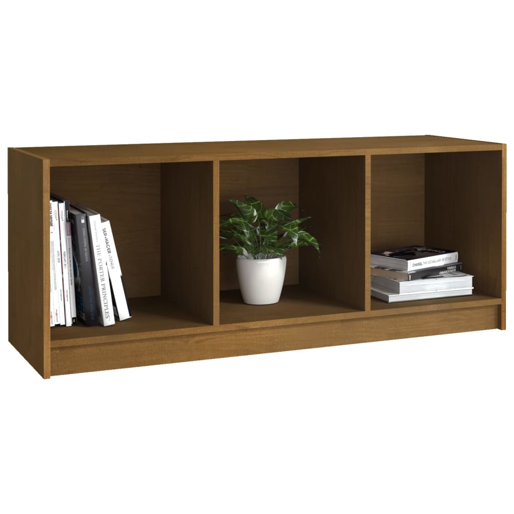 vidaXL Szafka pod TV, miodowy brąz, 104x33x41 cm, drewno sosnowe