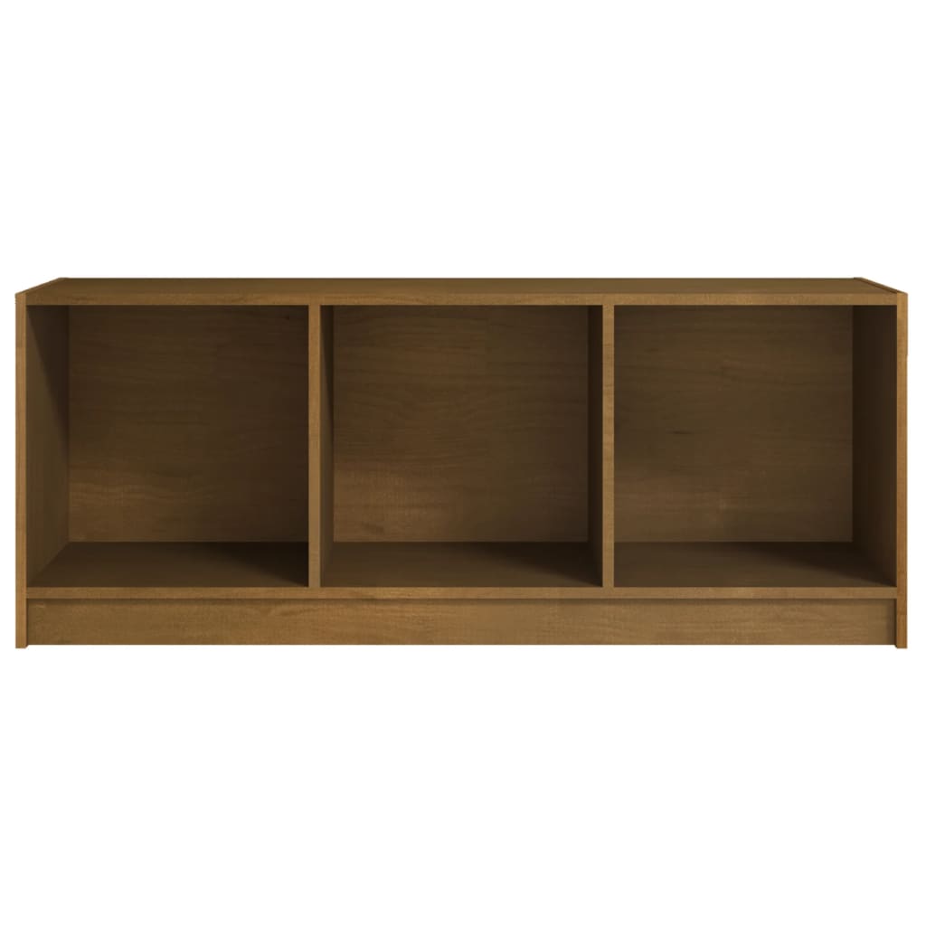 vidaXL Szafka pod TV, miodowy brąz, 104x33x41 cm, drewno sosnowe