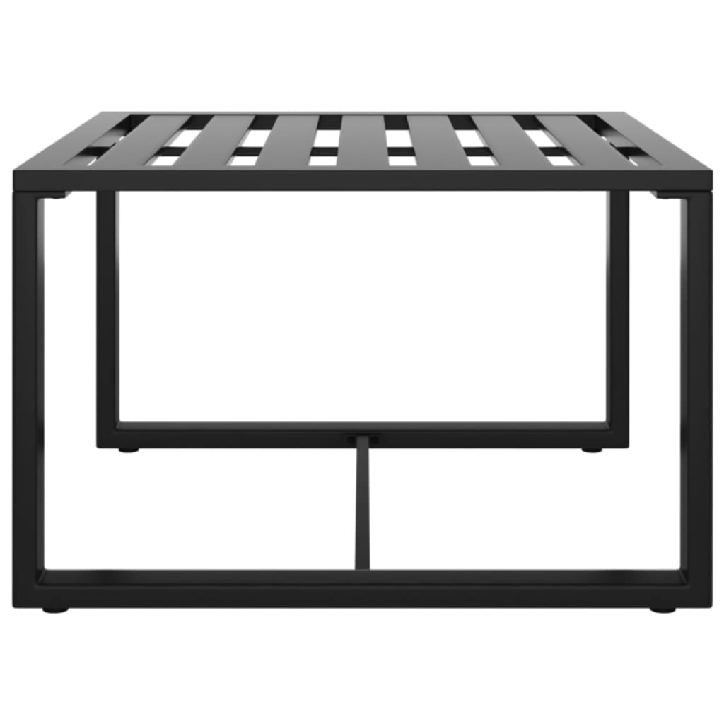 vidaXL 3-cz. zestaw wypoczynkowy z poduszkami, aluminium, antracytowy
