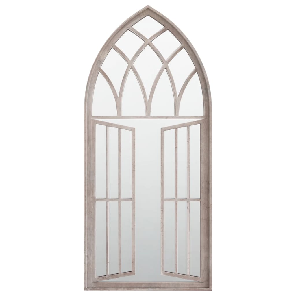 vidaXL Lustro do wnętrz, kolor piaskowy, 100x45 cm, żelazne