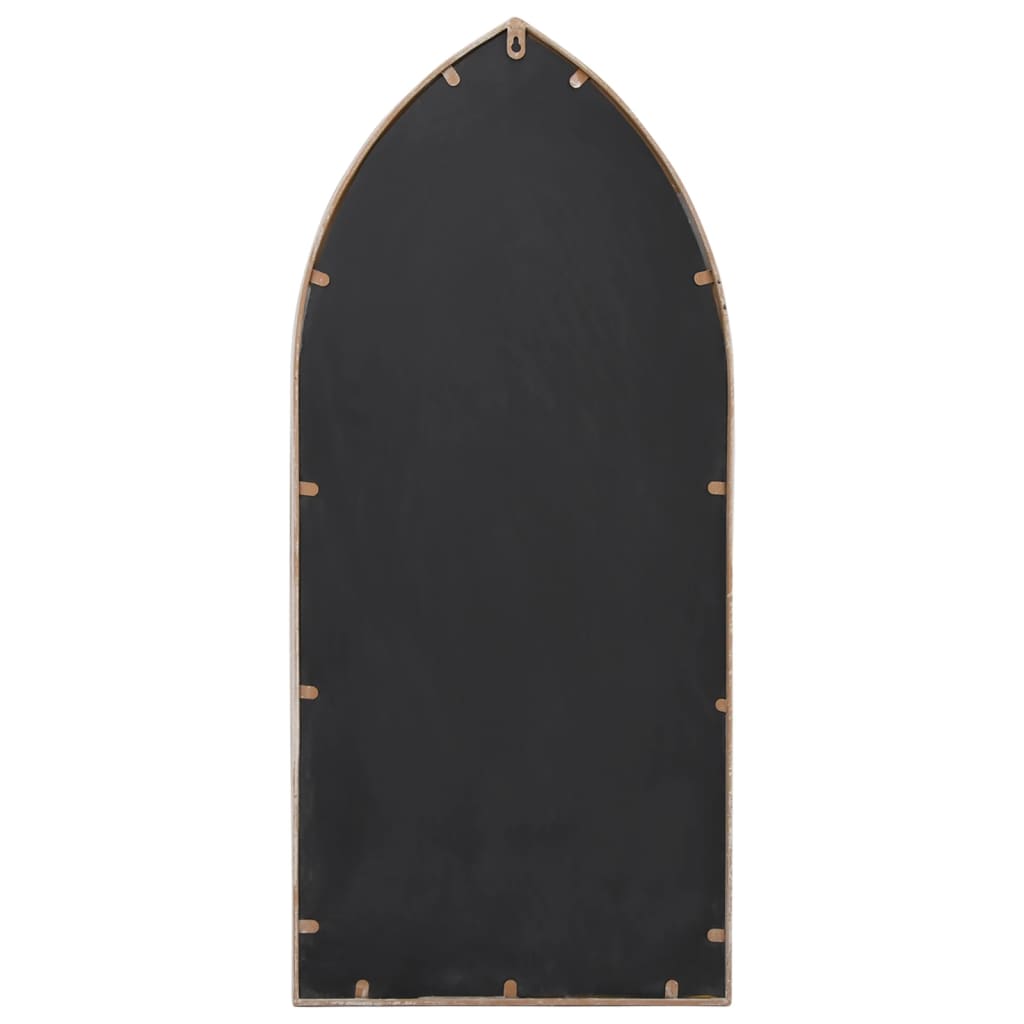 vidaXL Lustro do wnętrz, kolor piaskowy, 100x45 cm, żelazne