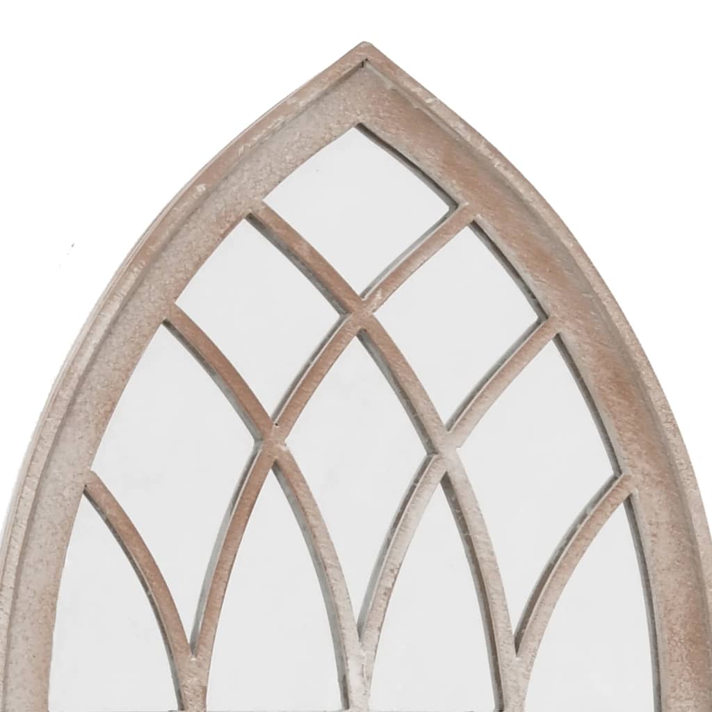 vidaXL Lustro do wnętrz, kolor piaskowy, 70x30 cm, żelazne