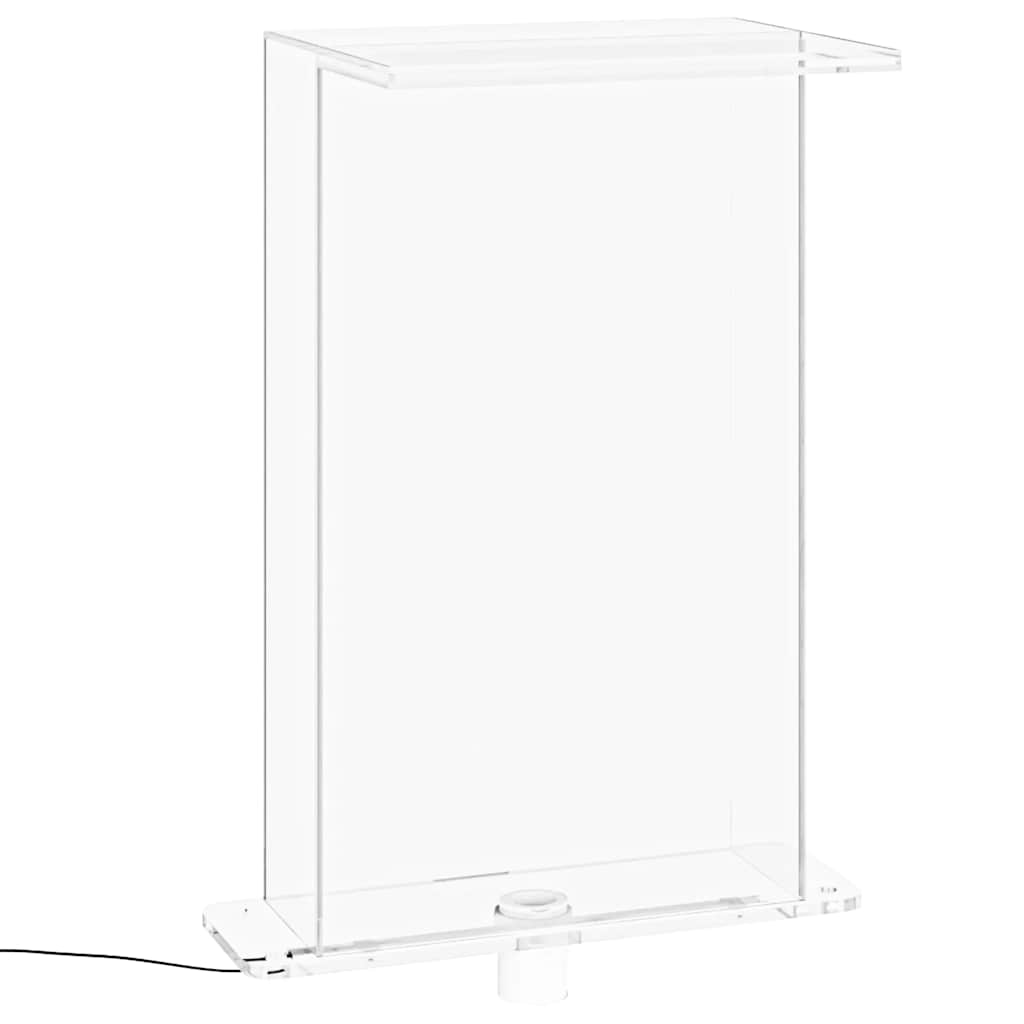 vidaXL Fontanna ogrodowa z oświetleniem RGB LED, akrylowa, 51 cm
