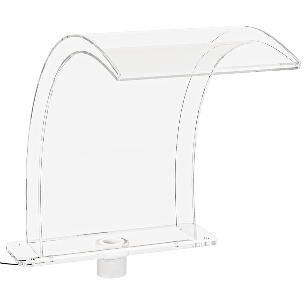 vidaXL Fontanna ogrodowa z oświetleniem RGB LED, akrylowa, 50 cm