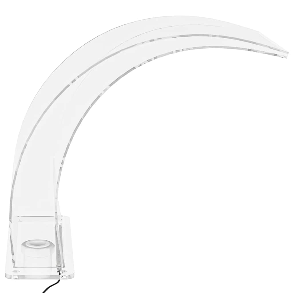 vidaXL Fontanna ogrodowa z oświetleniem RGB LED, akrylowa, 50 cm