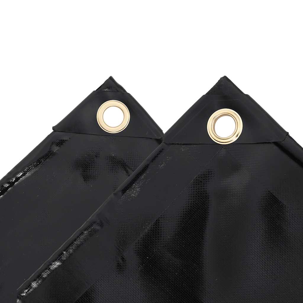 vidaXL Plandeka 650 g/m², 3,5 x 2,5 m, czarna