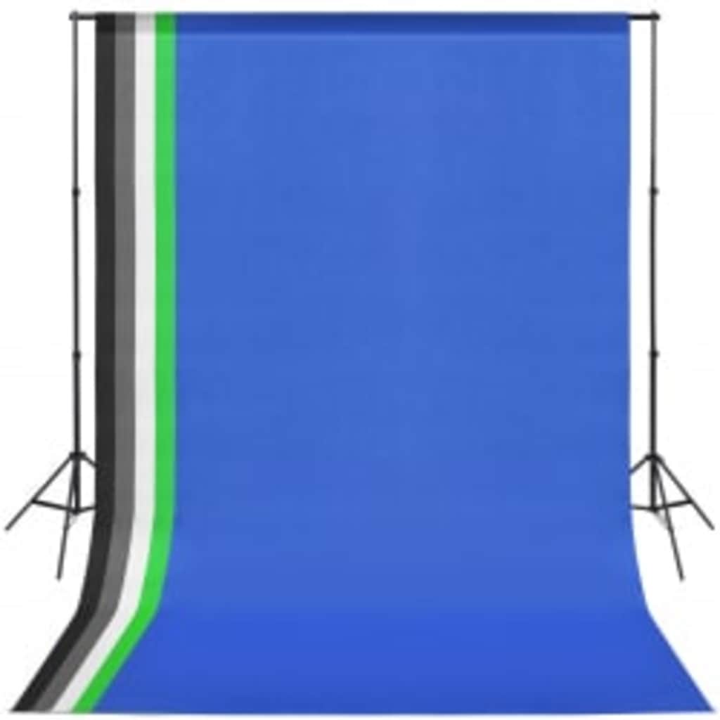 vidaXL Zestaw studyjny z lampą softbox i tłem