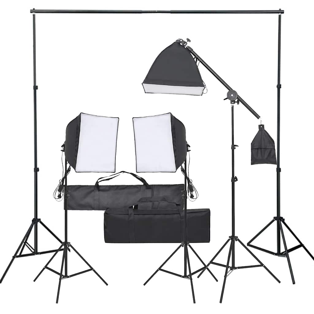 vidaXL Fotograficzny zestaw studyjny z lampami
