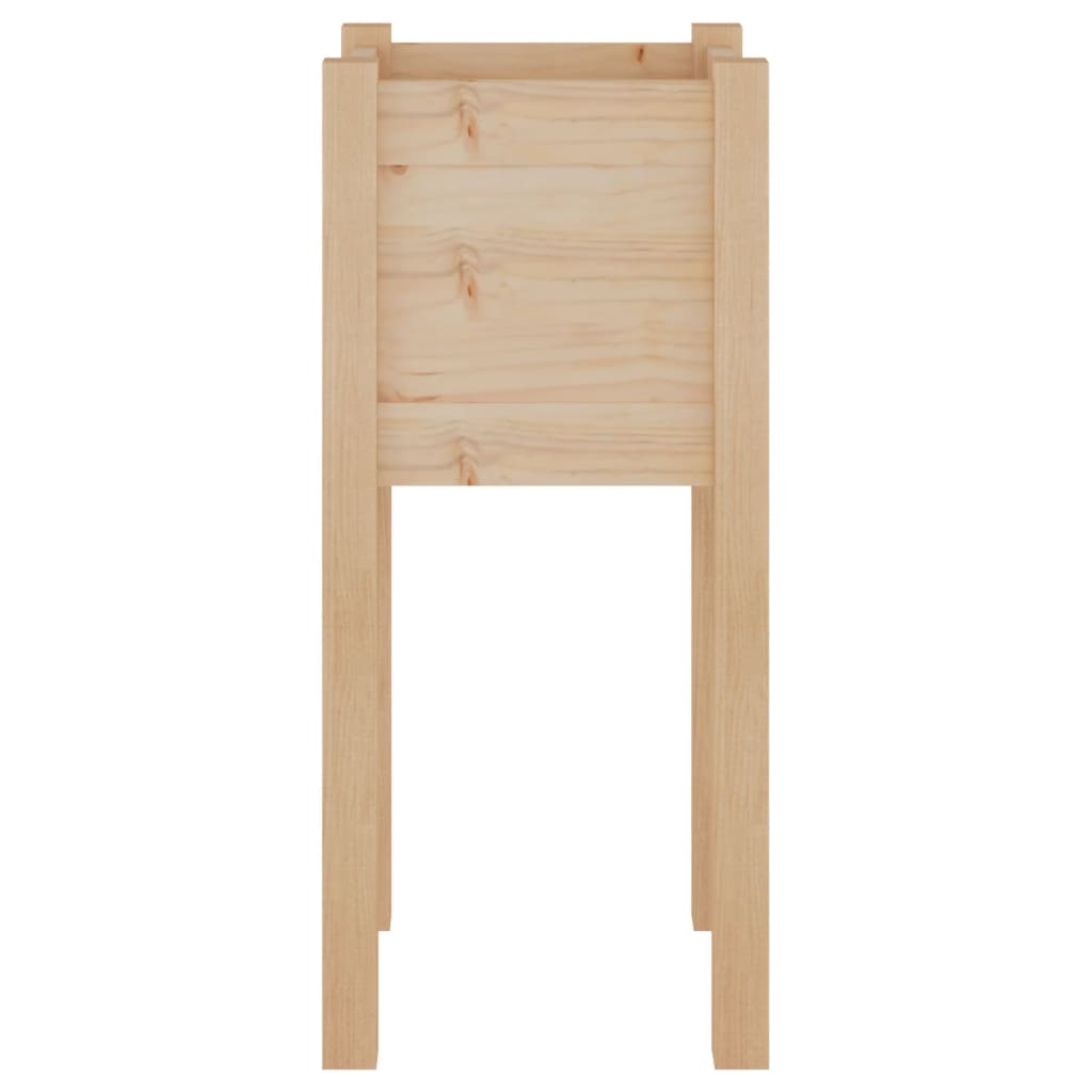 vidaXL Donica ogrodowa, 31x31x70 cm, lite drewno sosnowe