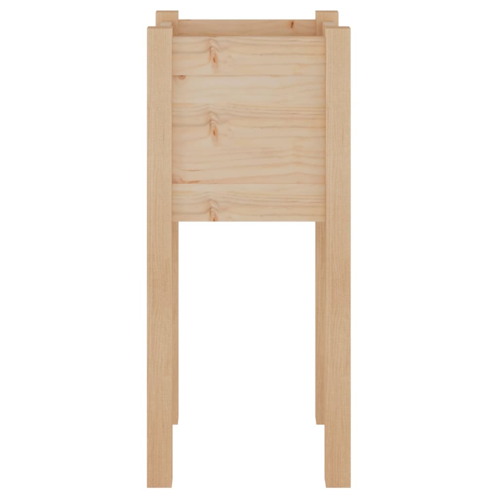 vidaXL Donice ogrodowe, 2 szt., 31x31x70 cm, lite drewno sosnowe