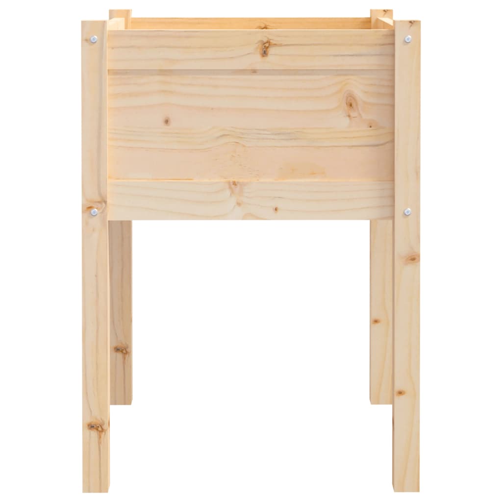 vidaXL Donice ogrodowe, 2 szt., 50x50x70 cm, lite drewno sosnowe