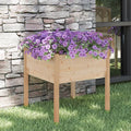 vidaXL Donica ogrodowa, 70x70x70 cm, lite drewno sosnowe