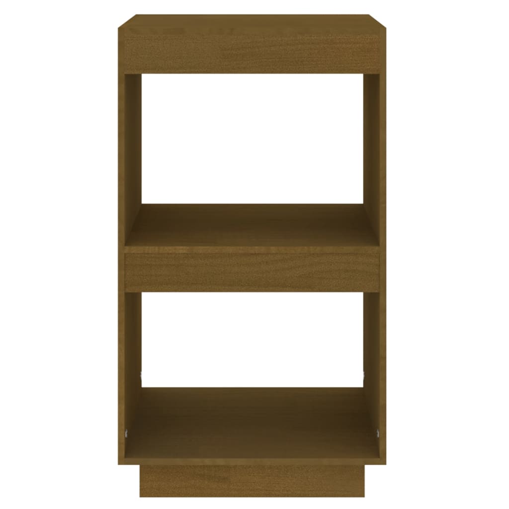 vidaXL Regał na książki, miodowy brąz, 40x35x71 cm, drewno sosnowe