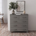 vidaXL Komoda HAMAR, jasnoszara, 79x40x80 cm, drewno sosnowe