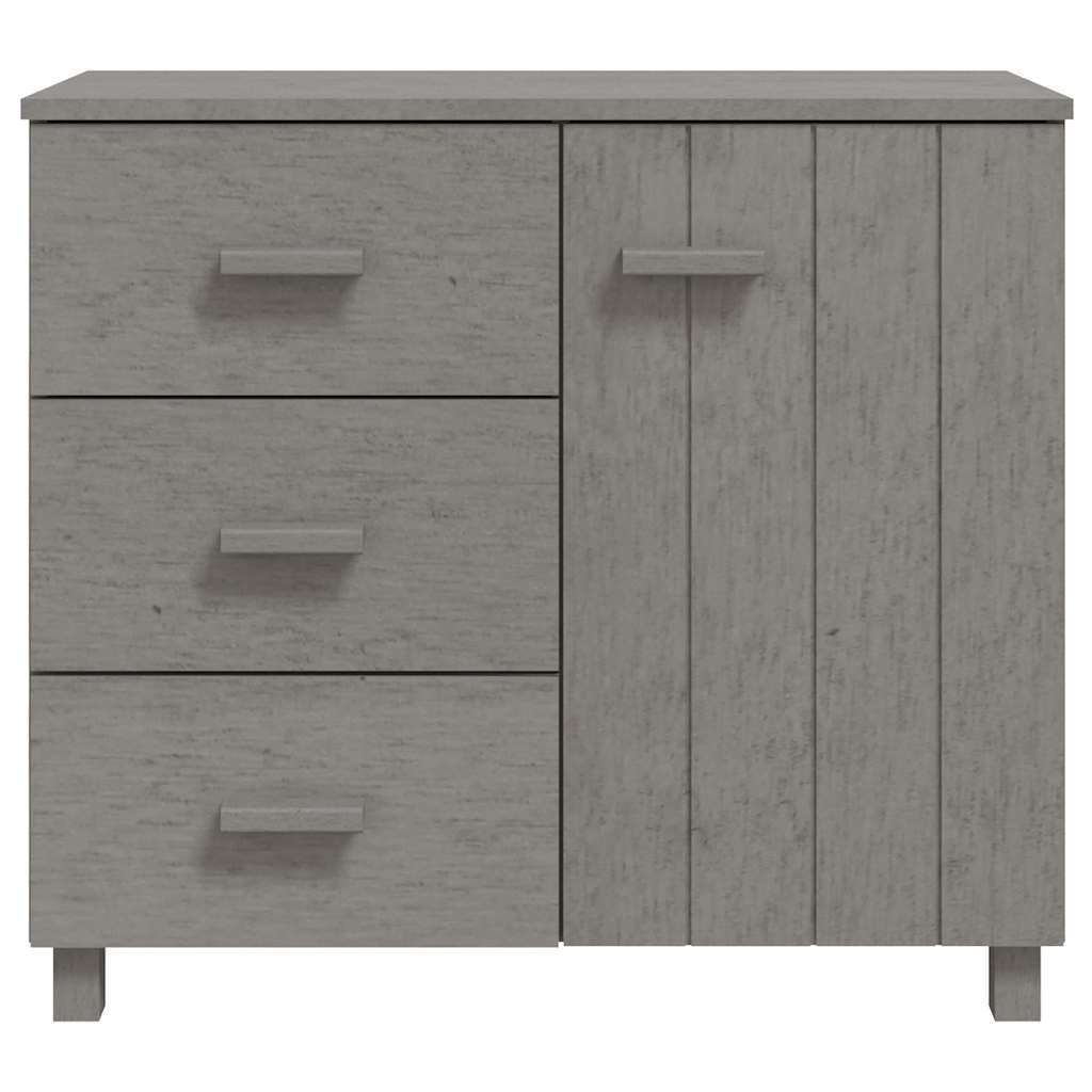 vidaXL Szafka HAMAR, jasnoszara, 90x40x80 cm, drewno sosnowe