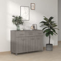vidaXL Szafka HAMAR, jasnoszara, 113x40x80 cm, lite drewno sosnowe