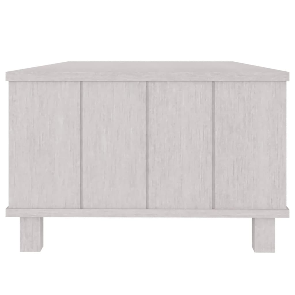 vidaXL Stolik kawowy HAMAR, biały, 100x55x35 cm, drewno sosnowe