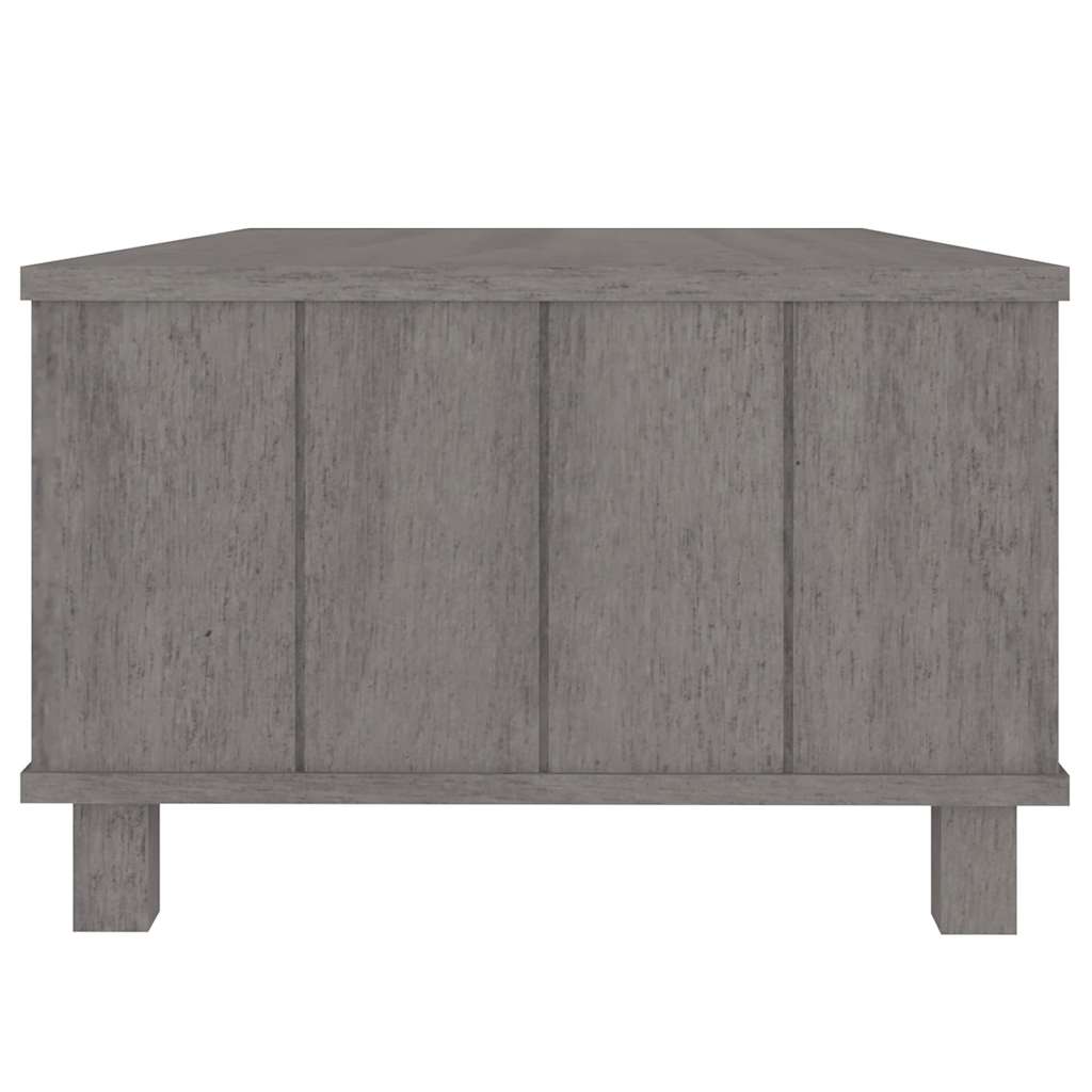 vidaXL Stolik kawowy HAMAR, jasnoszary, 100x55x35 cm, drewno sosnowe