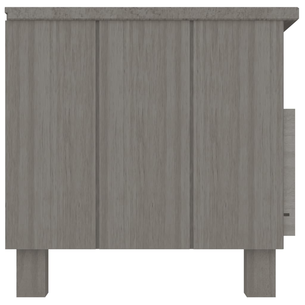 vidaXL Szafka pod TV HAMAR, jasnoszara, 106x40x40 cm, drewno sosnowe
