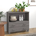 vidaXL Szafka HAMAR, jasnoszara, 85x35x80 cm, drewno sosnowe