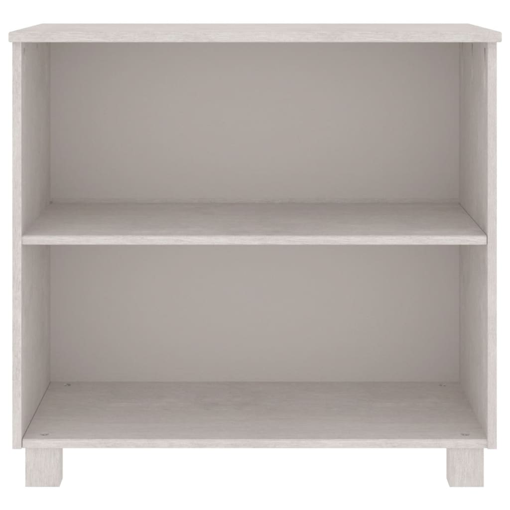 vidaXL Szafka HAMAR, biała, 85x35x80 cm, lite drewno sosnowe