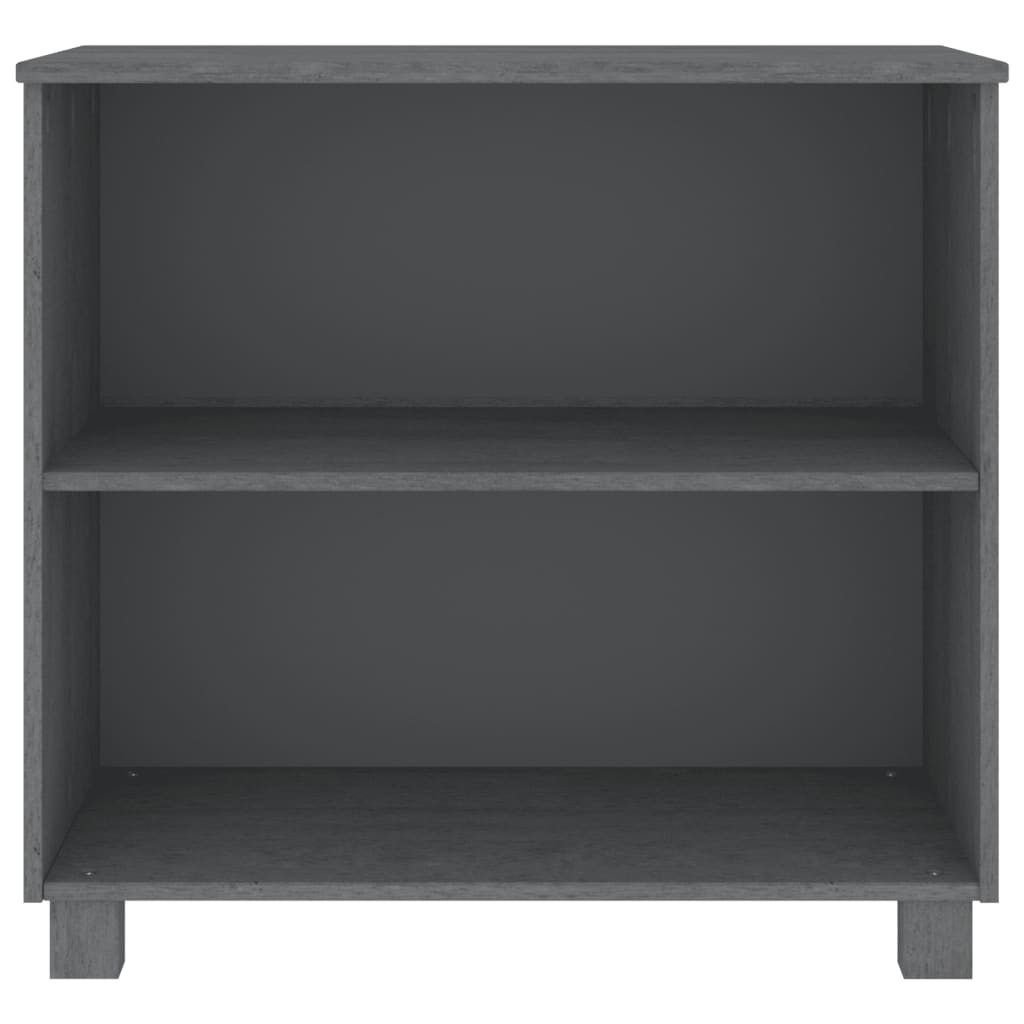 vidaXL Szafka HAMAR, ciemnoszara, 85x35x80 cm, drewno sosnowe