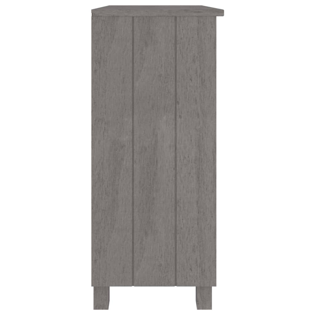 vidaXL Szafka HAMAR, jasnoszara, 85x35x80 cm, drewno sosnowe