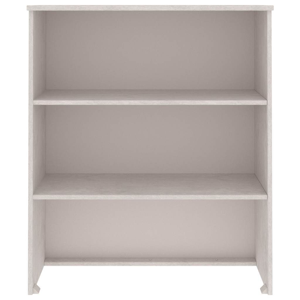 vidaXL Nadstawka HAMAR, biała, 85x35x100 cm, lite drewno sosnowe